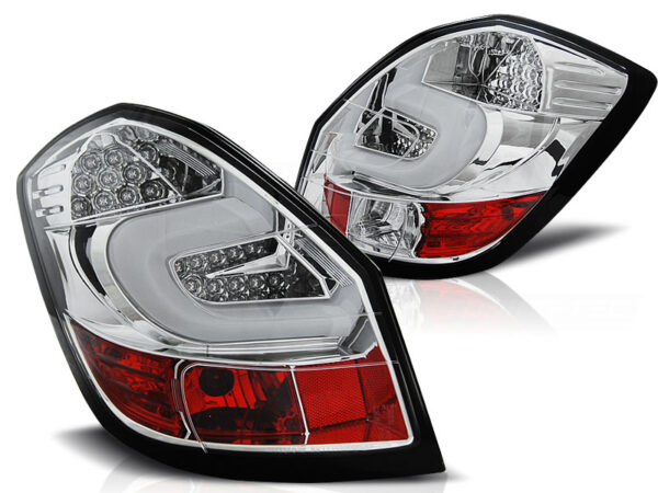 Baklykter Skoda FABIA II 07-06.14 Stasjonsvogn, Hatchback LED Bar Krom – bilde 2 av 2