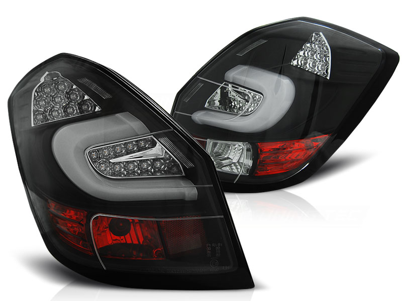 Baklykter Skoda Fabia II 07- 06.14 Led Bar Black - Bilde 2