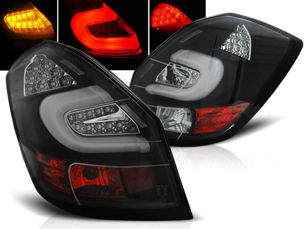 Baklykter Skoda FABIA II 07- 06.14 Stasjonsvogn, Hatchback LED Bar Svart – bilde 1 av 2