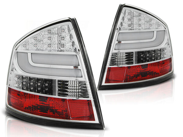 Baklykter Skoda Octavia II Sedan 04-12 LIFTBACK LED Bar Krom – bilde 2 av 2