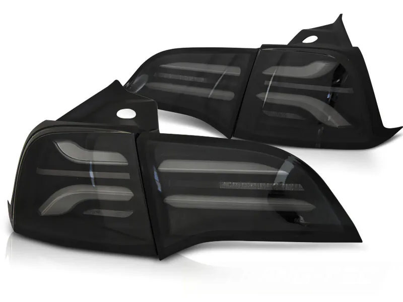 Baklykter Tesla Model 3 17- / Model Y Led Bar Smoke Black - Bilde 2