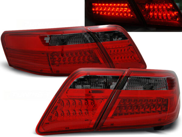 Baklykter Toyota CAMRY 6 XV40 06-09 LED Rød/Røykfarget – bilde 1 av 2