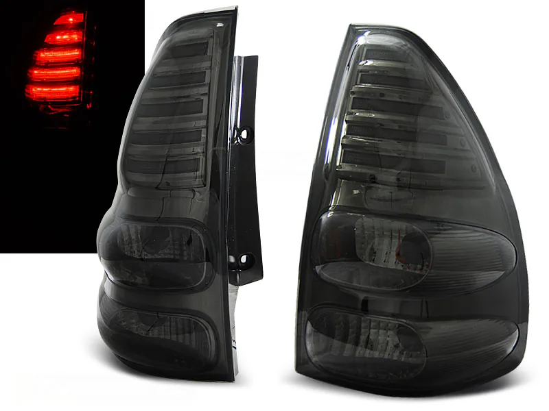 Baklykter Toyota Land Cruiser 120 03-09 Smoke Led