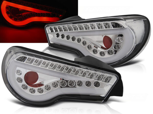 Baklykter Toyota GT86 12-16 LED Bar SEQ Krom – bilde 1 av 2
