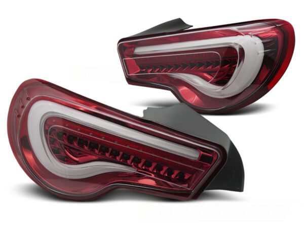 Baklykter Toyota GT86 12-21 LED Bar SEQ Rød/Hvit – bilde 2 av 2