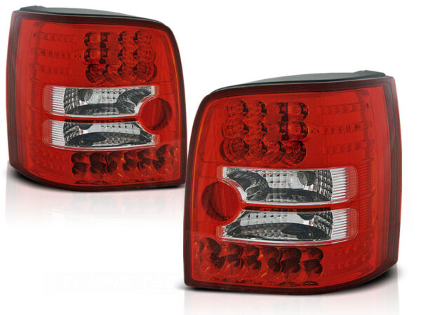Baklykter VW Passat B5 11.96-08.00 Variant LED Rød/Hvit – bilde 2 av 2