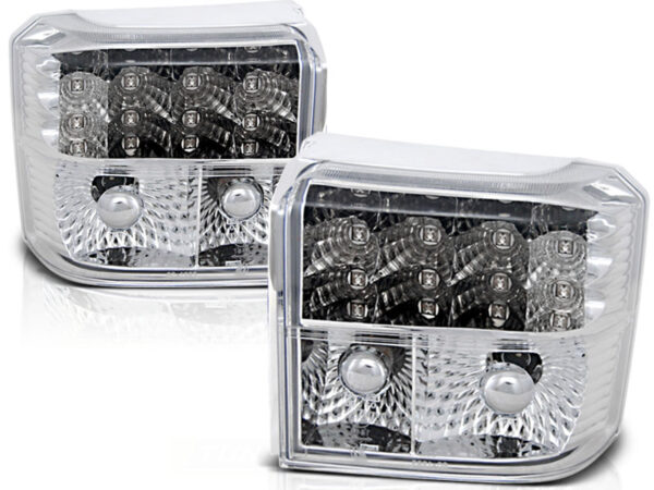 Baklykter VW T4 90-03.03 TRANSPORTER, CARAVELLE, MULTIVAN LED Krom – bilde 2 av 2