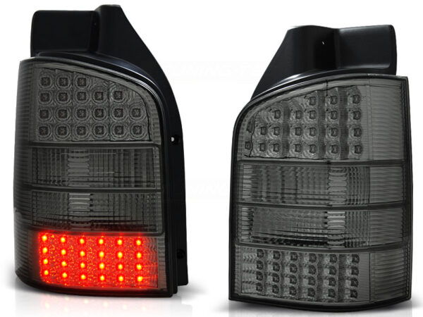 Baklykter VW T5 04.03-09 Bakluke LED Røykfarget