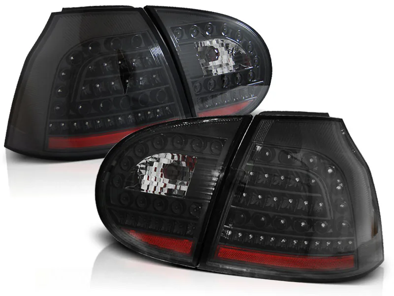 Baklykter VW Golf 5 10.03-09 Led Black - Bilde 2
