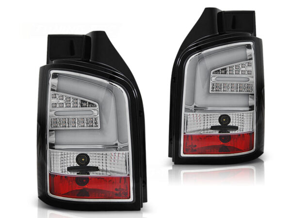 Baklykter VW T5 04.10-15 Bakluke LED Bar Krom
