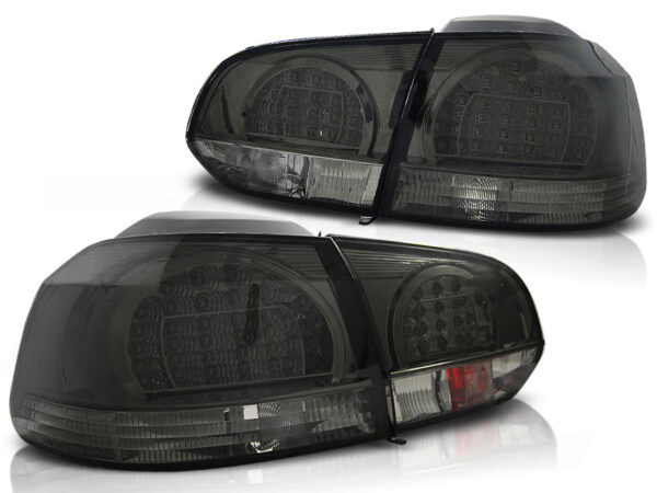 Baklykter VW Golf 6 10.08-12 Hatchback LED Røykfarget – bilde 2 av 2