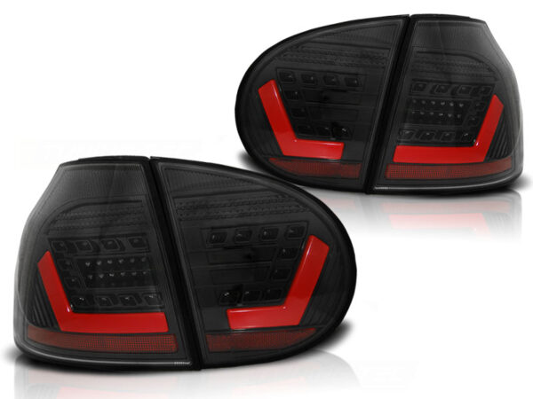 Baklykter VW Golf 5 10.03-09 Hatchback LED Bar Svart – bilde 2 av 2