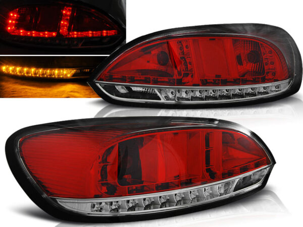 Baklykter VW Scirocco III 08-04.14 LED Rød/Hvit – bilde 1 av 2