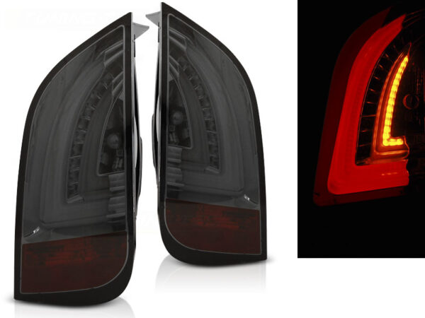 Baklykter VW UP! 3.11-/Skoda CITIGO 12.11- LED Bar Røykfarget – bilde 1 av 2