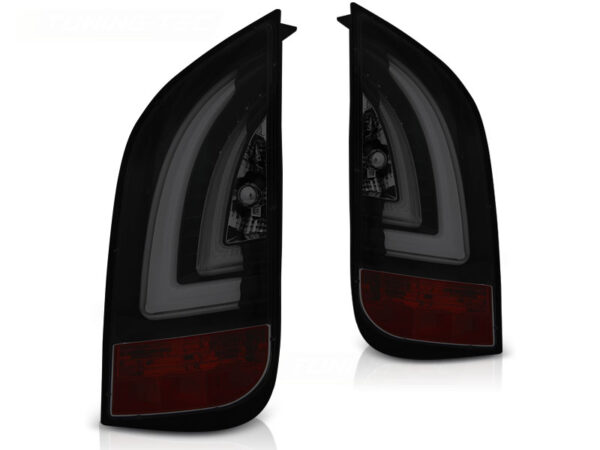 Baklykter VW UP! 3.11-/Skoda CITIGO 12.11- LED Bar Svart/Røykfarget – bilde 2 av 2