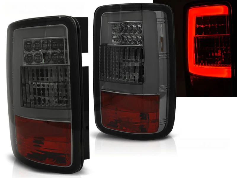 Baklykter VW Caddy 03-03.14 Led Bar Smoke