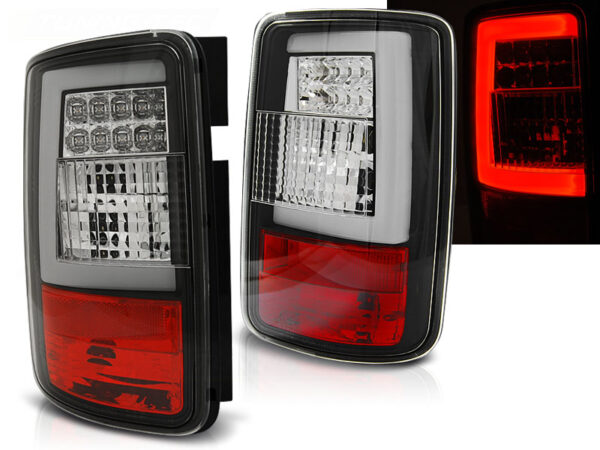 Baklykter VW CADDY 03-03-.14 LED Bar Svart – bilde 1 av 2