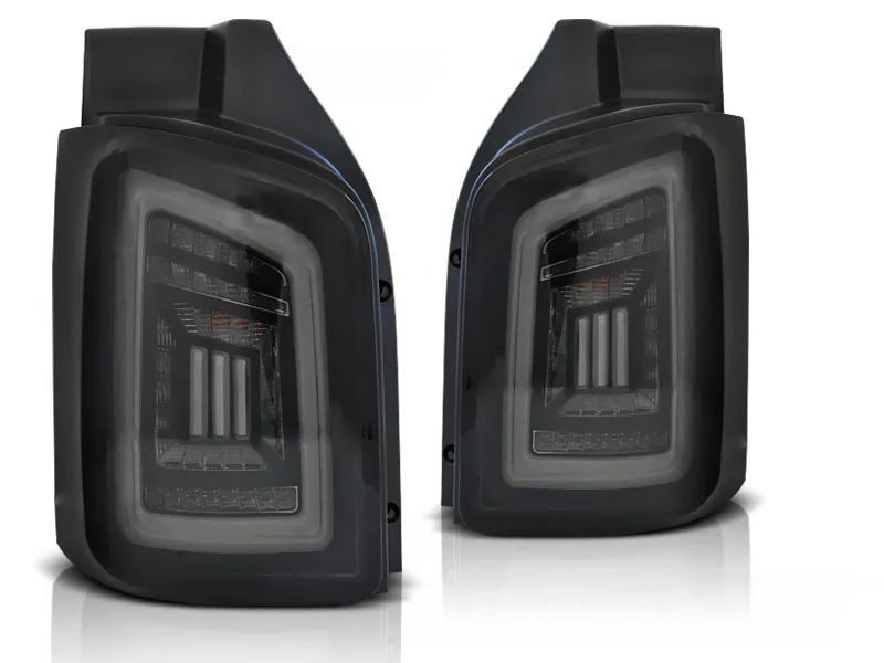 Baklykter VW T5 04.03-09 / 10-15 Transporter Led Bar Smoke Black White - Bilde 2