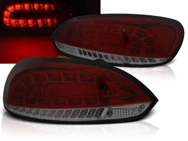 Baklykter VW Scirocco III 08-04.14 LED Rød/Røykfarget – bilde 1 av 2