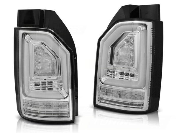 Baklykter VW T6 15-19 OEM BULB Bakluke LED Bar SEQ Krom – for original pæretype – bilde 2 av 2