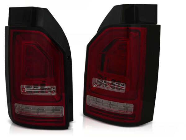 Baklykter VW T6 15-19 OEM Bakluke LED Bar SEQ Rød/Røykfarget – for original LED – bilde 2 av 2