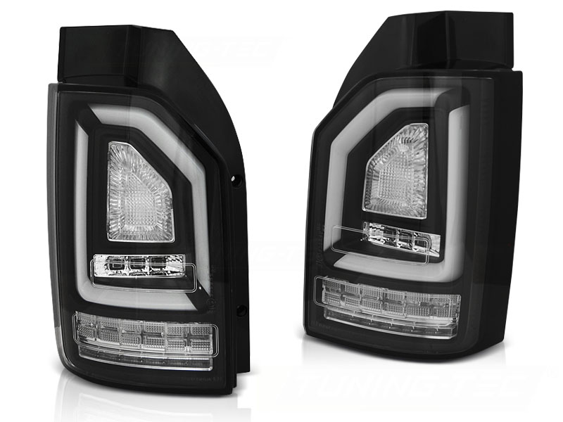 Baklykter VW T6 15-19 OEM Bakluke LED Bar SEQ Svart – for original LED - Bilde 2