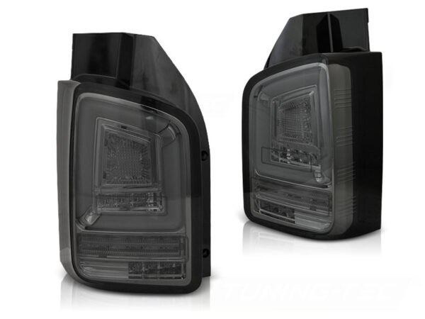 Baklykter VW T6 15-19 TR Dobbel Bakdør LED Bar SEQ Røykfarget – for original pæretype – bilde 2 av 2
