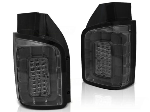 Baklykter VW T6 15-19 TRANSPORTER Dobbel Bakdør LED Bar Røykfarget – for original pæretype – bilde 2 av 2