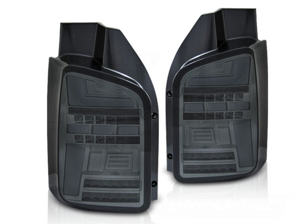 Baklykter VW T5 10-15 Transporter LED Bar SEQ Røykfarget – bilde 2 av 2