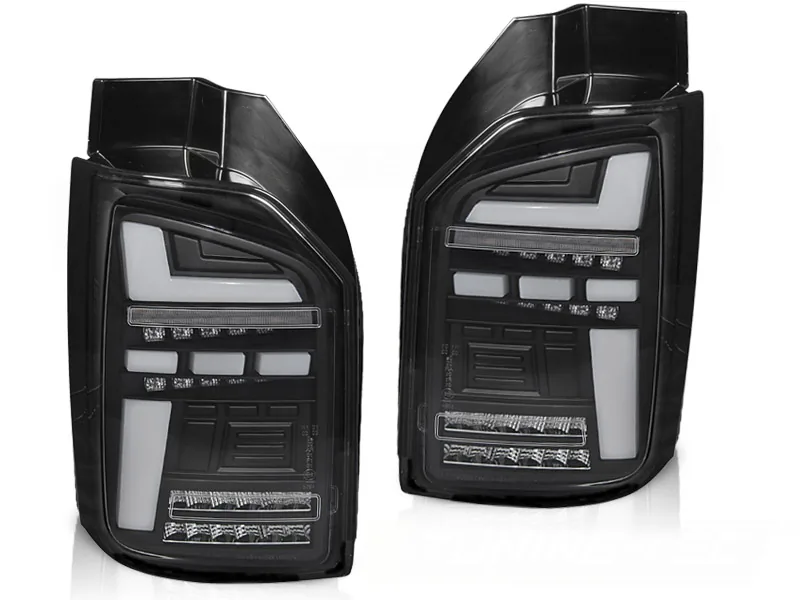 Baklykter VW T6.1 20- OEM Pære Led Bar Black Seq - Bilde 2