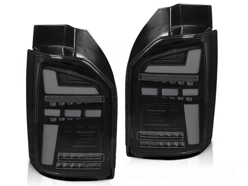 Baklykter VW T6.1 20- OEM Pære Led Bar Black Smoke Seq - Bilde 2