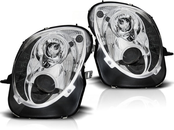 Frontlykter Alfa Romeo Mito 08-19 TRU DRL Krom – bilde 2 av 2