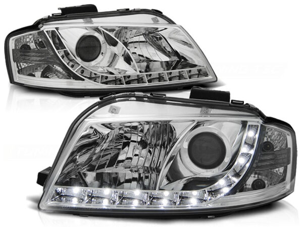 Frontlykter Audi A3 8P 05.03-03.08 Daylight Krom – bilde 2 av 2