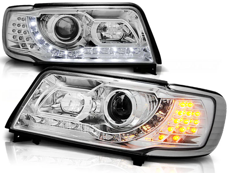 Frontlykter Audi 100 C4 12.90-06.94 Daylight Chrome - Bilde 2