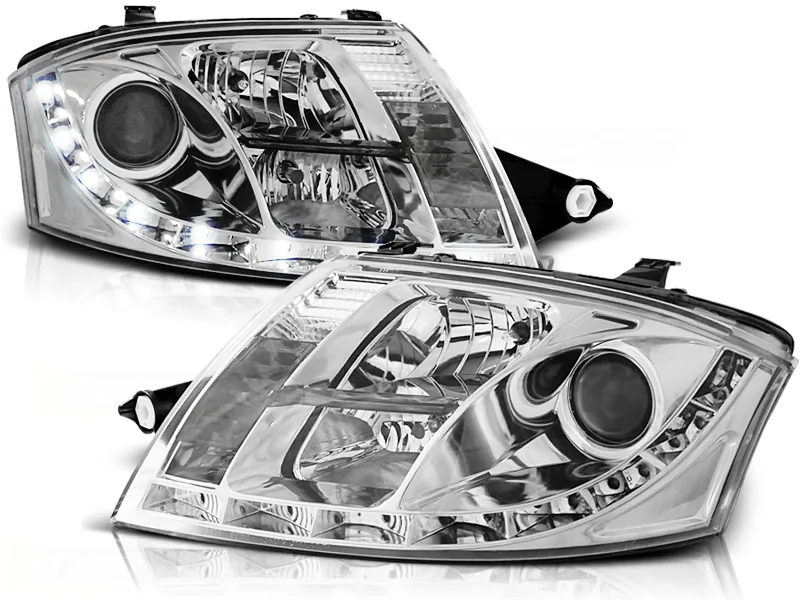 Frontlykter Audi TT 99-06 Daylight Chrome