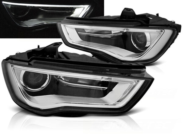 Frontlykter Audi A3 8V 12-16 Tube Lights DRL – bilde 1 av 2