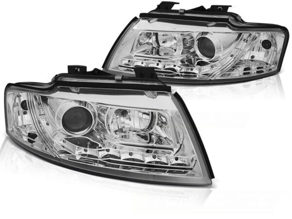 Frontlykter Audi A4 B6 Cabrio 02-06 Daylight Krom – bilde 2 av 2