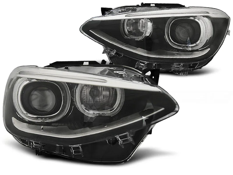 Frontlykter Bmw F20 / 21 11-12.14 True Drl Black - Bilde 2