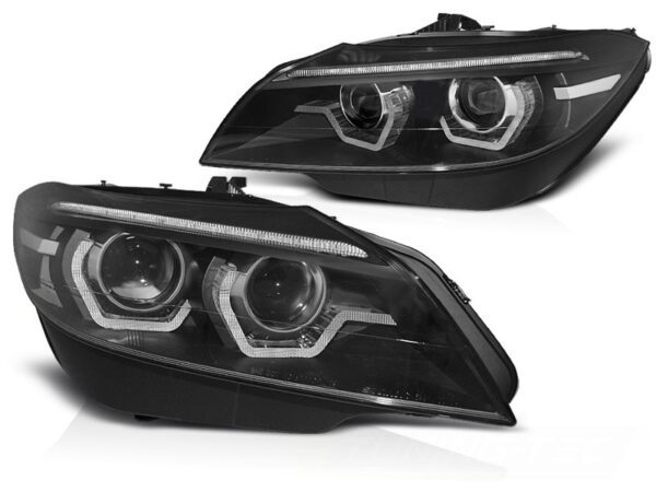 Frontlykter BMW Z4 E89 09-13 Xenon LED DRL Svart AFS SEQ – med AFS – bilde 2 av 2