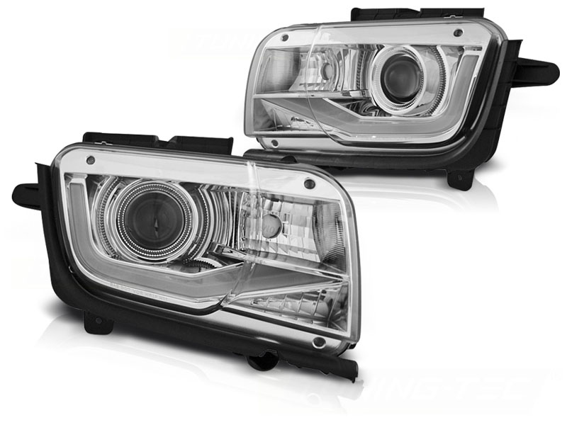 Frontlykter Chevrolet Camaro 09-13 Tube Light Chrome - Bilde 2