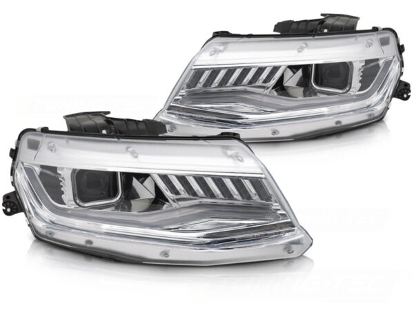 Frontlykter Chevrolet Camaro 16-18 HID SEQ Krom – bilde 2 av 2