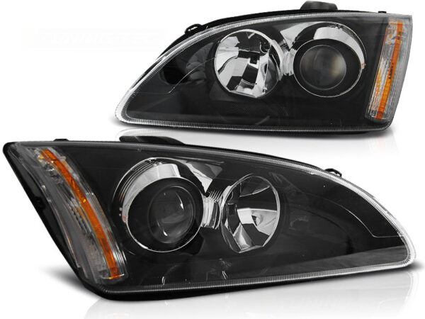 Frontlykter Ford Focus II 09.04-01.08 Svart