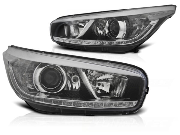 Frontlykter Kia Ceed II 12-18 LED Svart – bilde 2 av 2