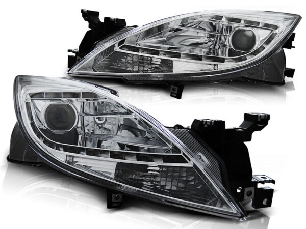 Frontlykter Mazda 6 II 10-12 Daylight Krom – bilde 2 av 2