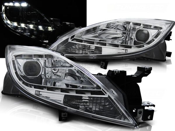 Frontlykter Mazda 6 II 10-12 Daylight Krom – bilde 1 av 2