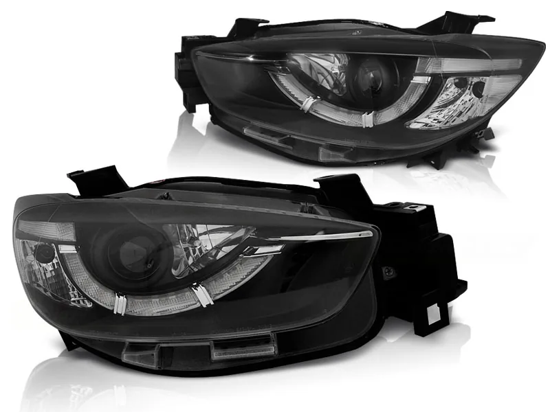 Frontlykter Mazda CX5 11-15 Black True Drl Xenon - Bilde 2