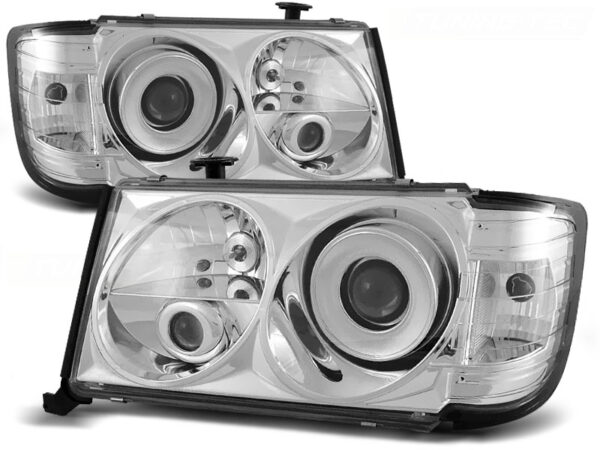 Frontlykter Mercedes W124 01.85-04.93 Krom