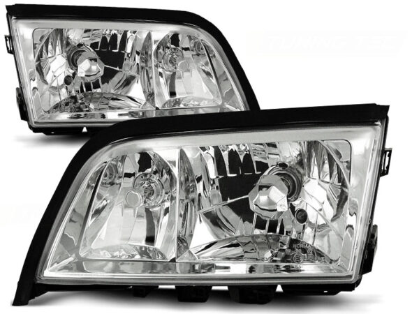 Frontlykter Mercedes W202 C-Class 06.93-06.00 Krom