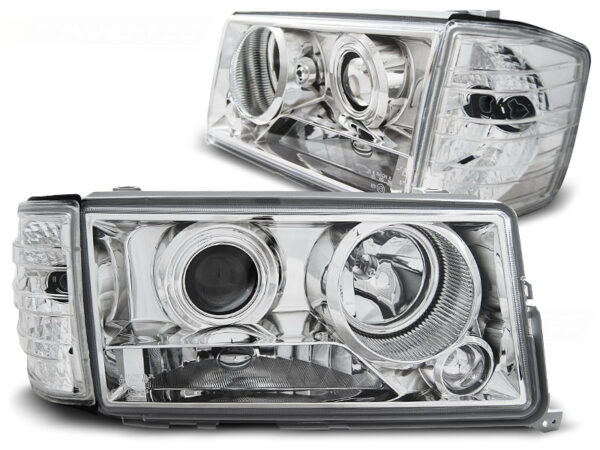 Frontlykter Mercedes W201/190 12.82-05.93 Krom