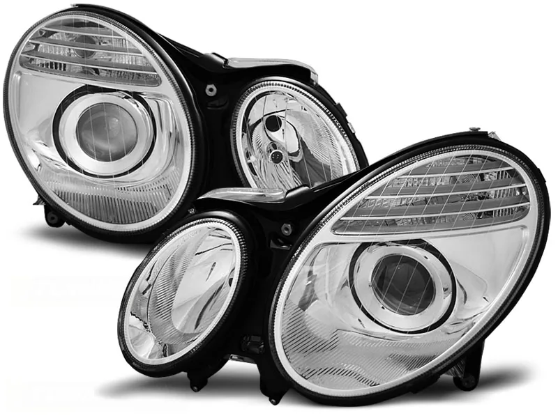 Frontlykter Mercedes W211 E-Klasse 03.02-04.06 Chrome